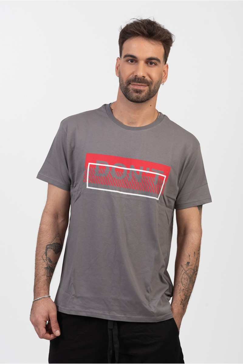 Herren-T-Shirt TRAX DONT GRAY