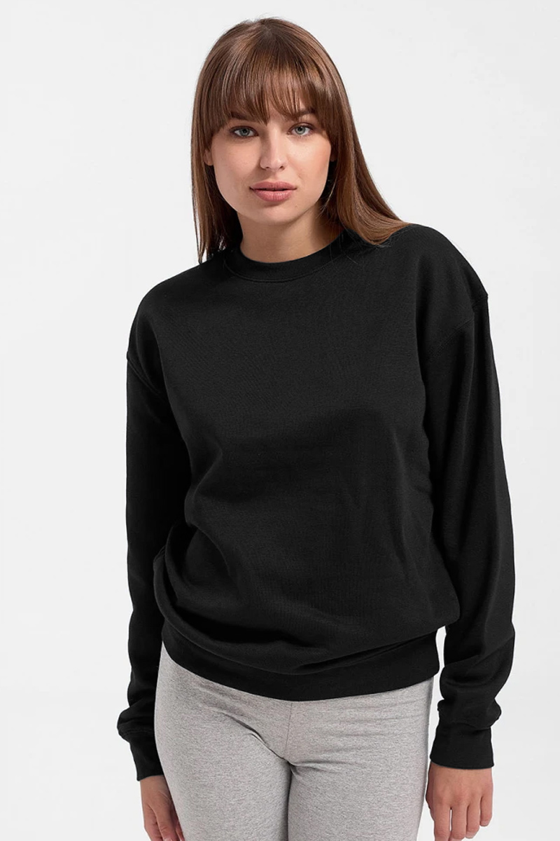 Unisex sweatshirt Unisex JHK SWRA290 BLACK