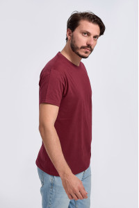 Short-sleeved blouse JHK T-SHIRTS Bordeaux