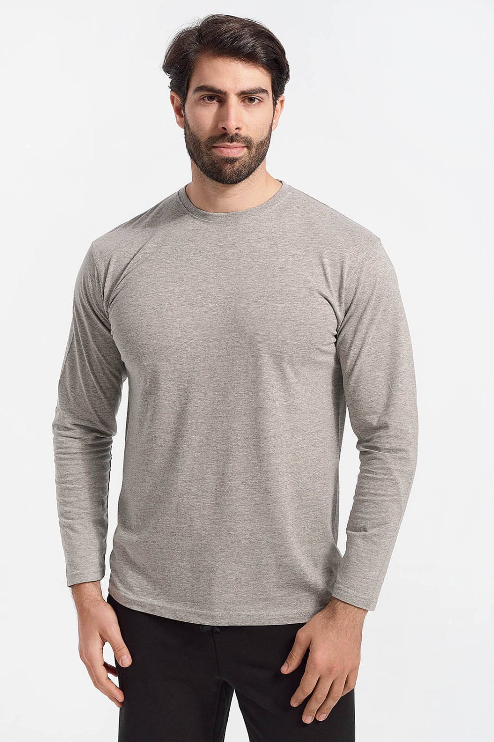 JHK Regular LS Blouse - Slim Solid Color