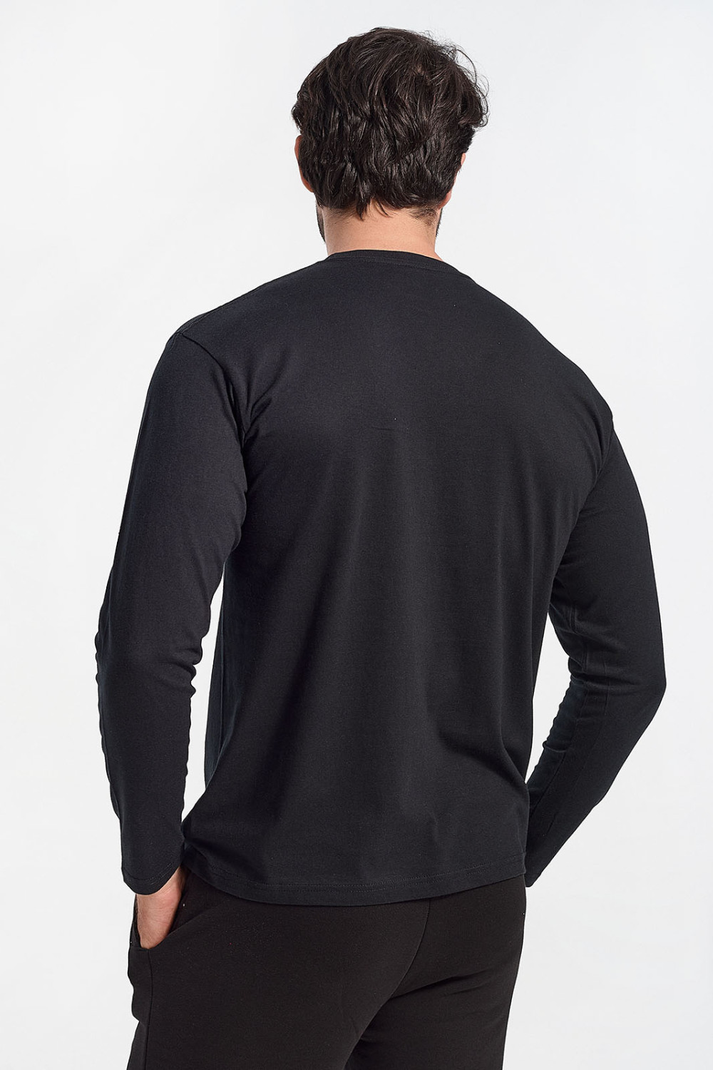 JHK Regular LS Blouse - Slim Solid Color