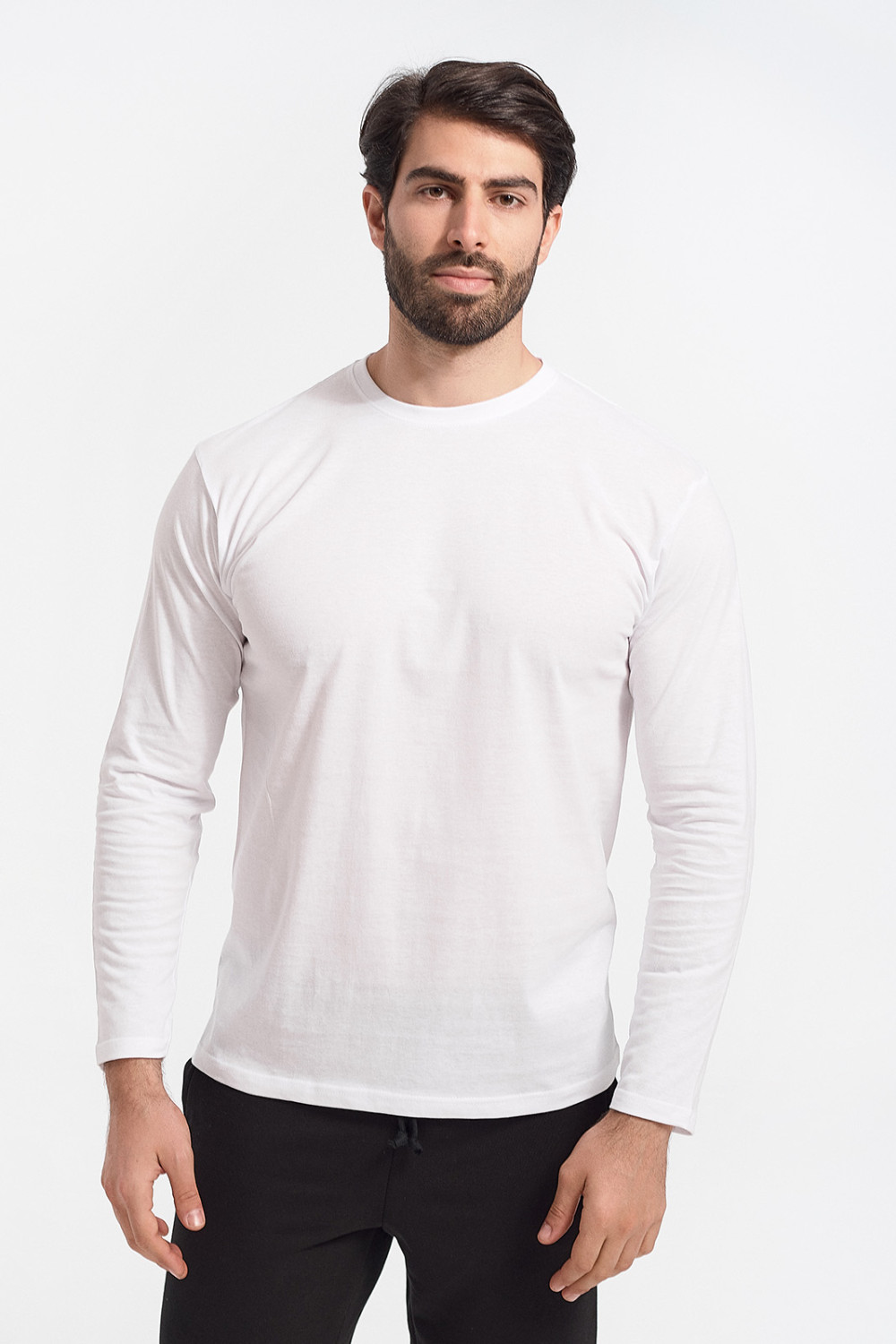 JHK Regular LS Blouse - Slim Solid Color