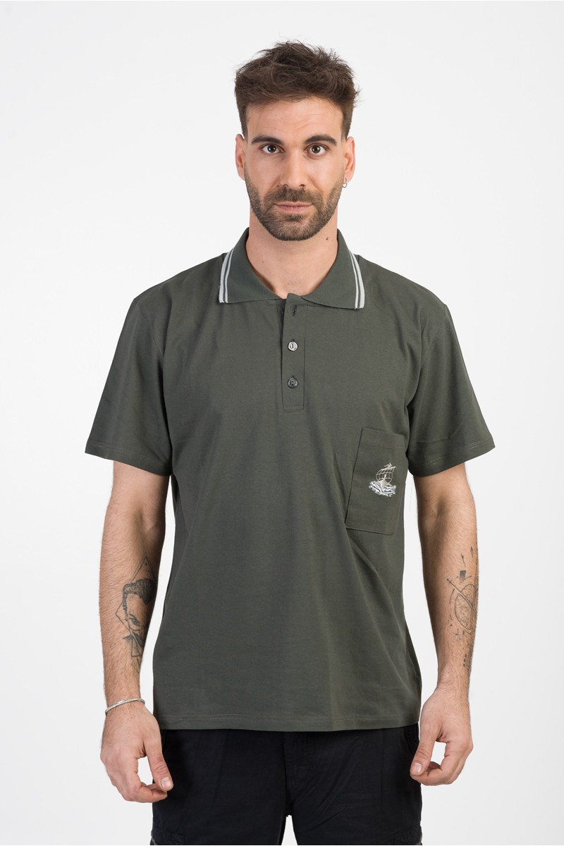 Classic blouse with collar LION