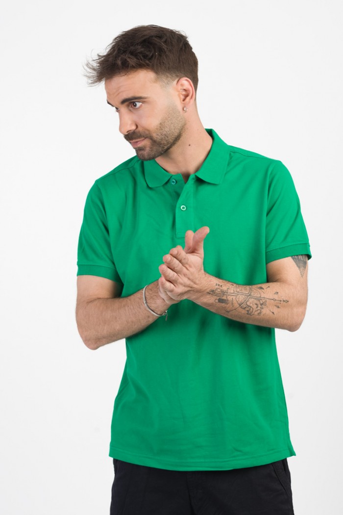 Herrenhemd POLO JHK PORA210 GRÜN