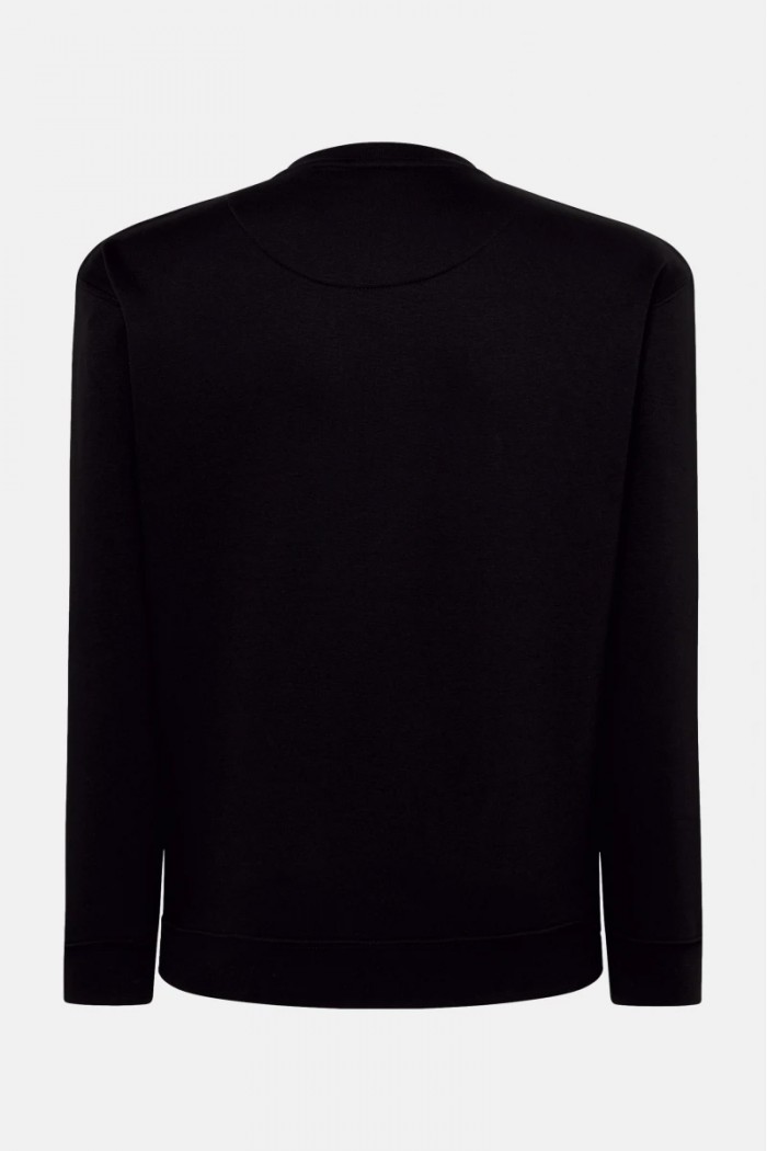 Sweatshirt Sweatshirt Einfarbig JHK BLACK