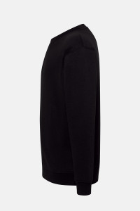 Sweatshirt Sweatshirt Solid Color JHK BLACK