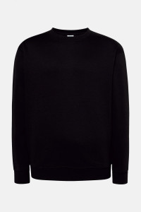 Sweatshirt Sweatshirt Solid Color JHK BLACK
