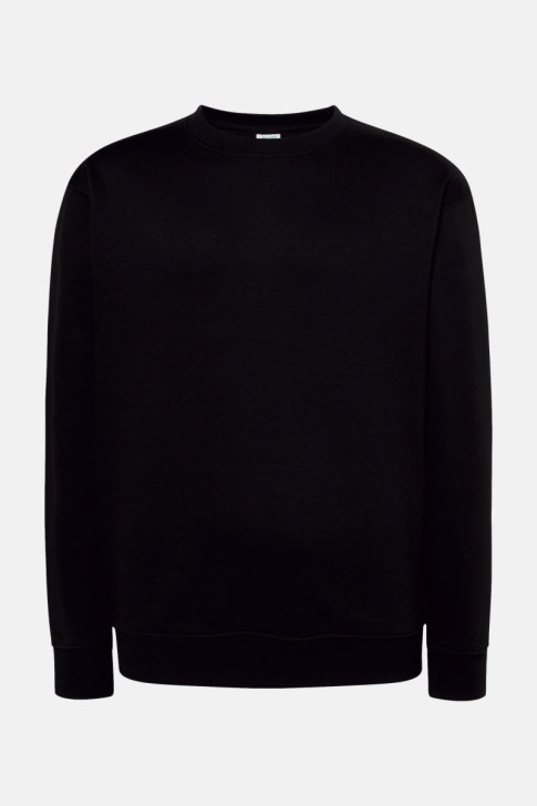 Sweatshirt Sweatshirt Solid Color JHK BLACK