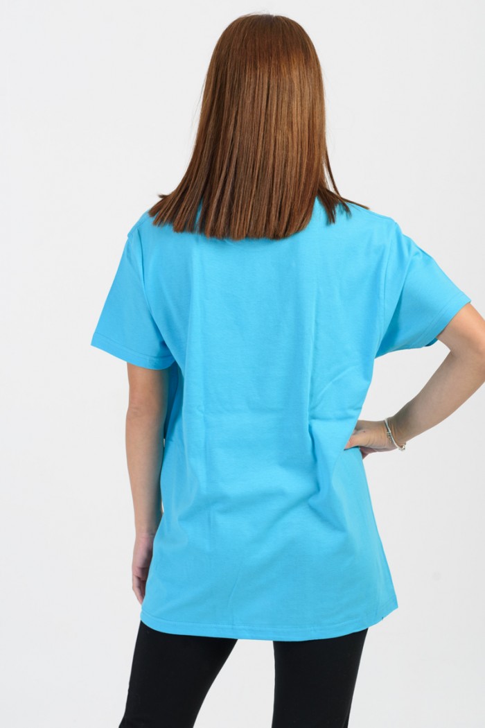 Short-sleeved blouse JHK TSRA150 TIRQUAISE