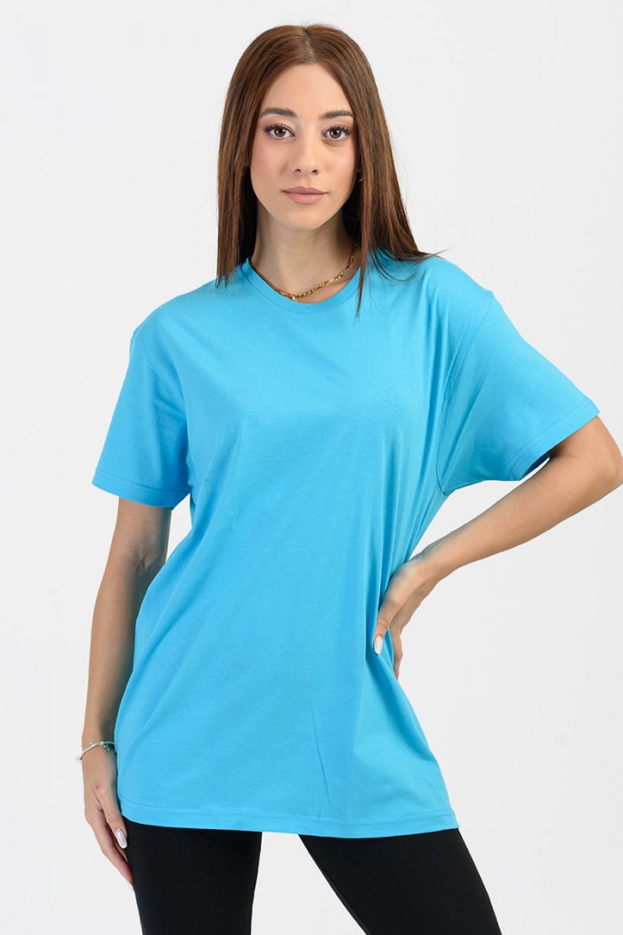 Short-sleeved blouse JHK TSRA150 TIRQUAISE