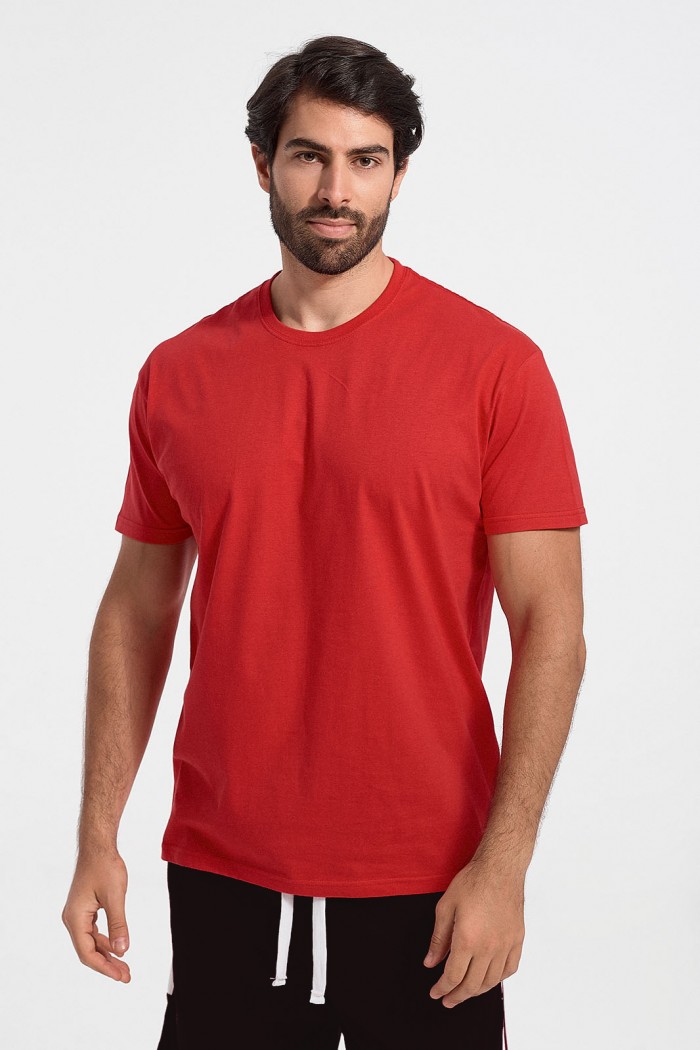 Kurzärmelige Bluse JHK T-SHIRTS RED