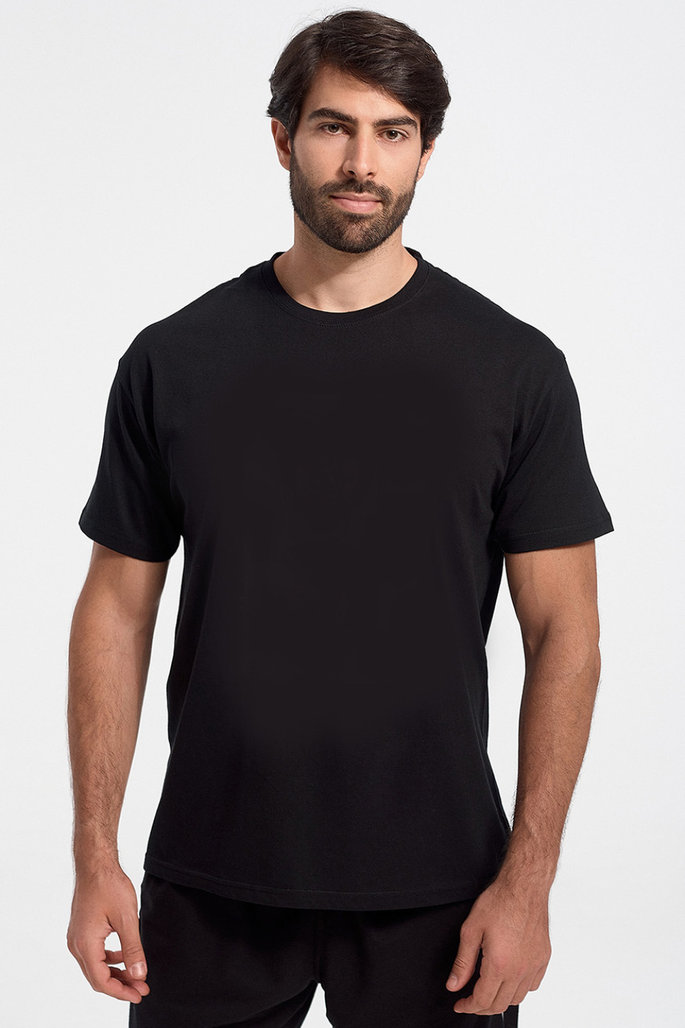 Short-sleeved blouse JHK T-SHIRTS BLACK