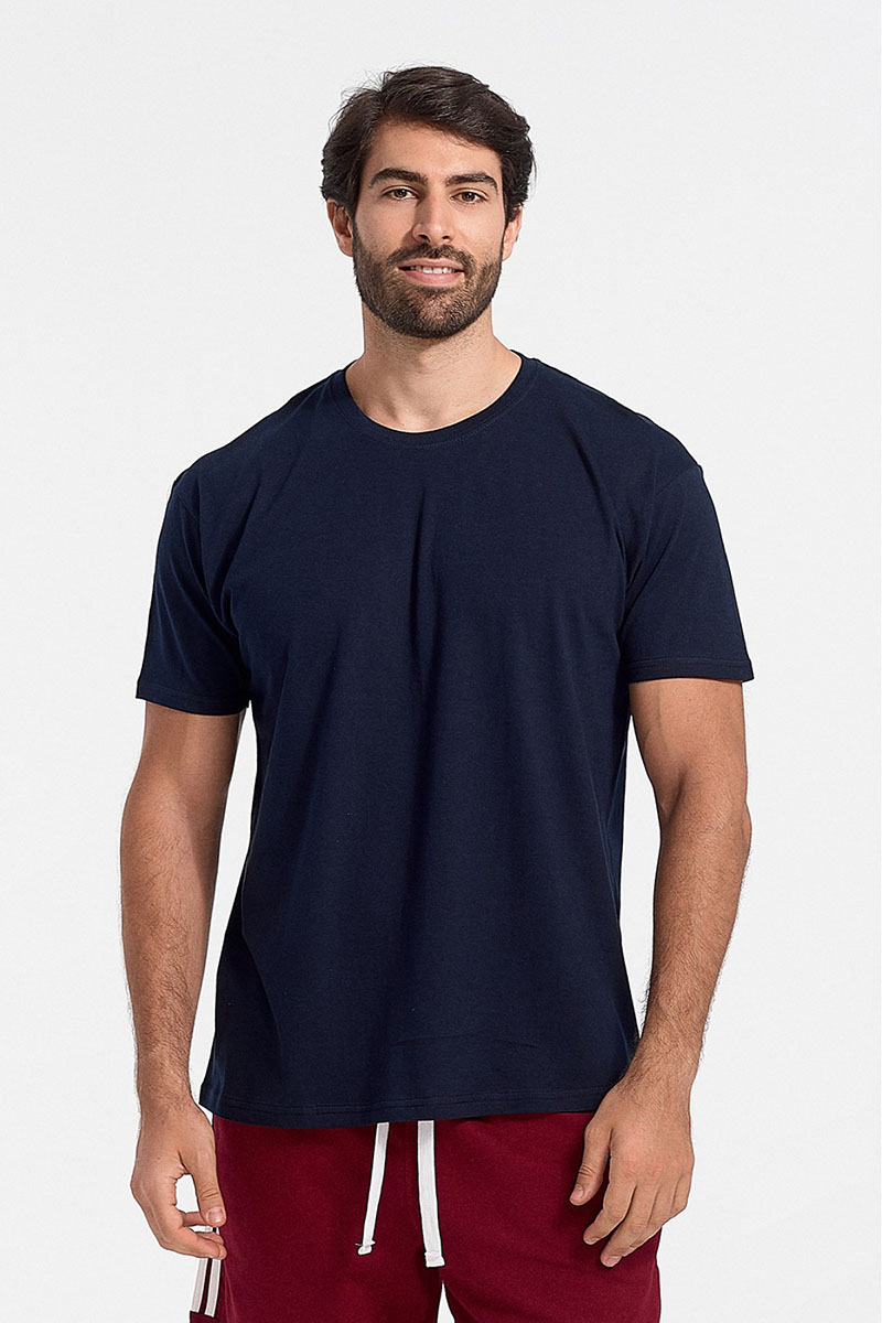 Short-sleeved blouse JHK T-SHIRTS BLUE