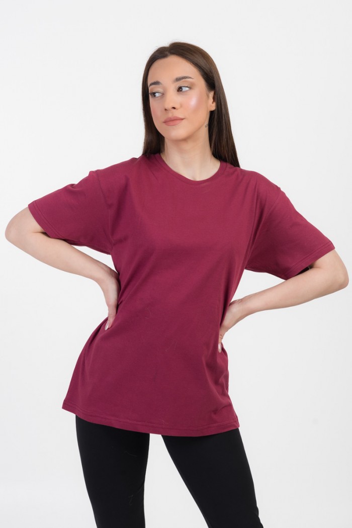 Women's short-sleeved blouses without prints