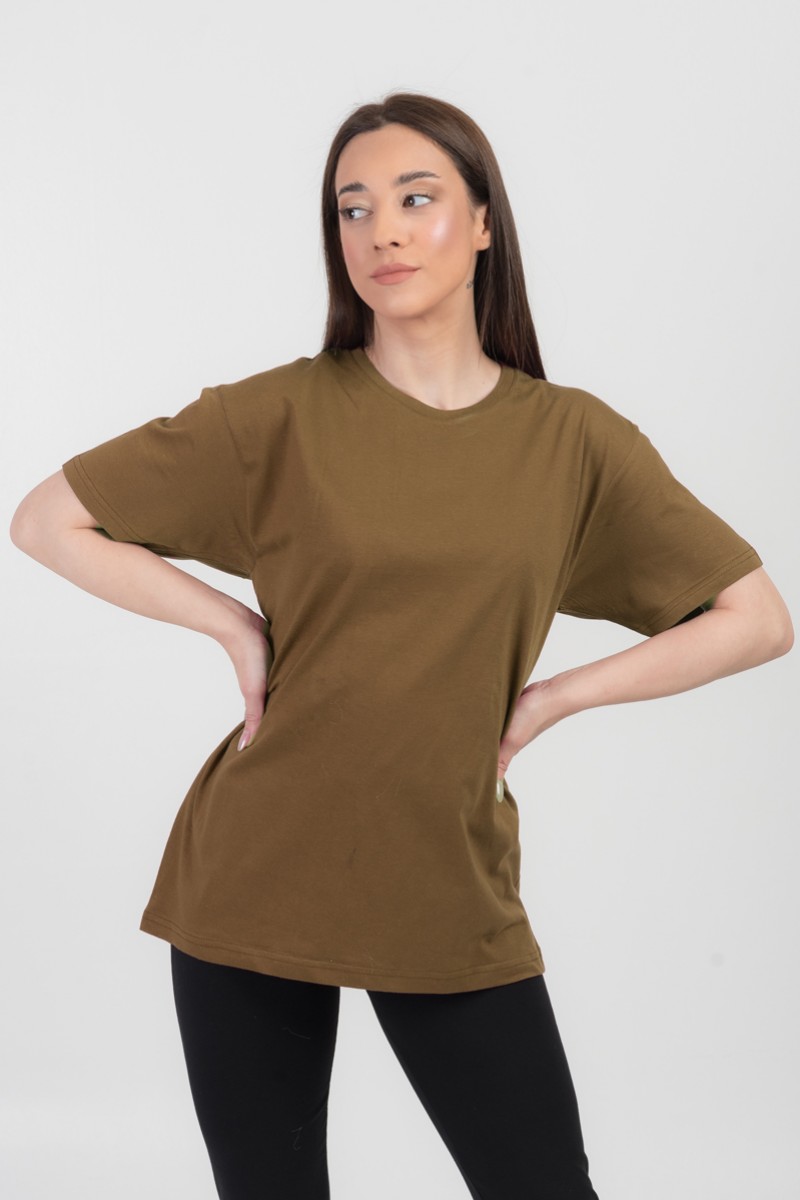 Short-sleeved blouse JHK TSRA150 Khaki