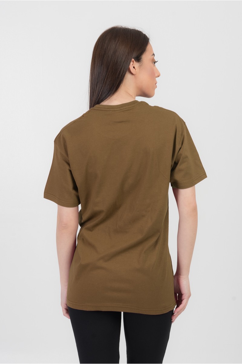 Kurzärmelige Bluse JHK TSRA150 Khaki Kurzärmelige Bluse JHK TSRA150 Khaki