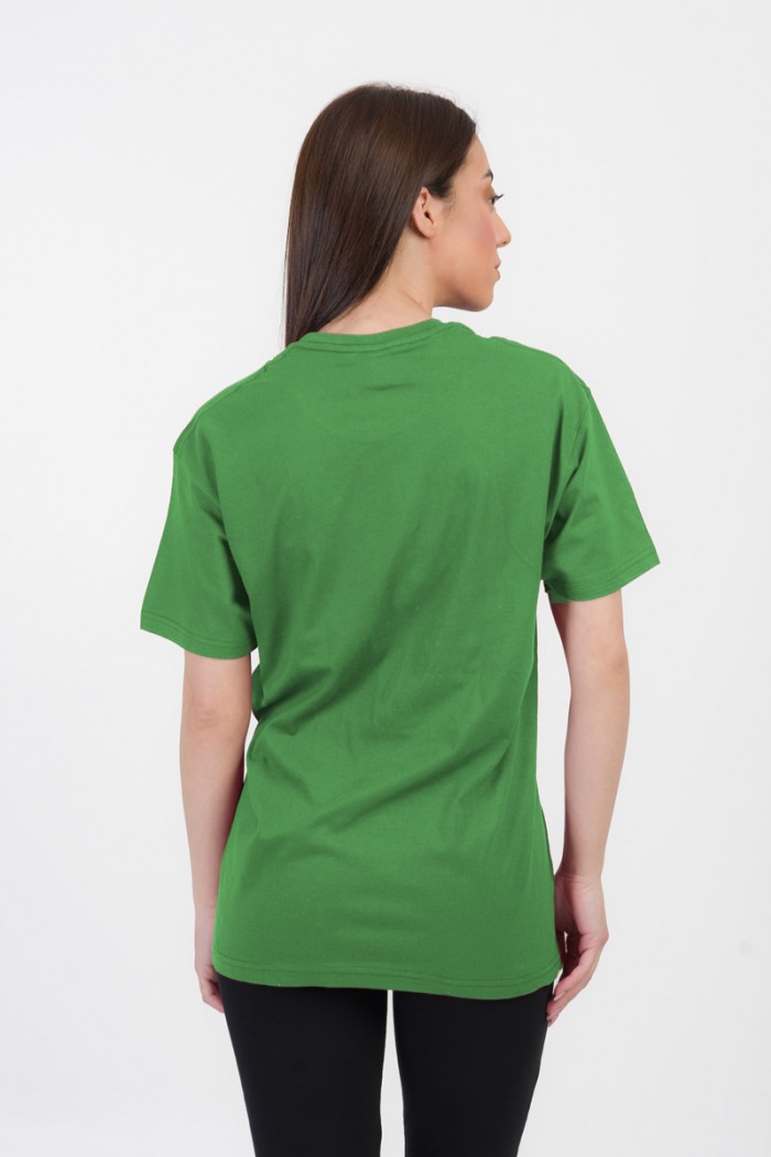 Women's short-sleeved blouses without prints