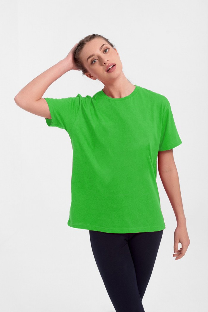 Women's short-sleeved blouses without prints