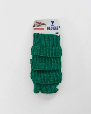 Knitted Gymnastics and Dance Gaiters in PETROL color