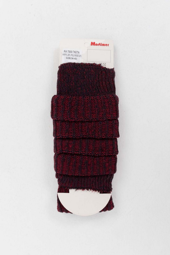 Knitted gymnastics and dance gaiters