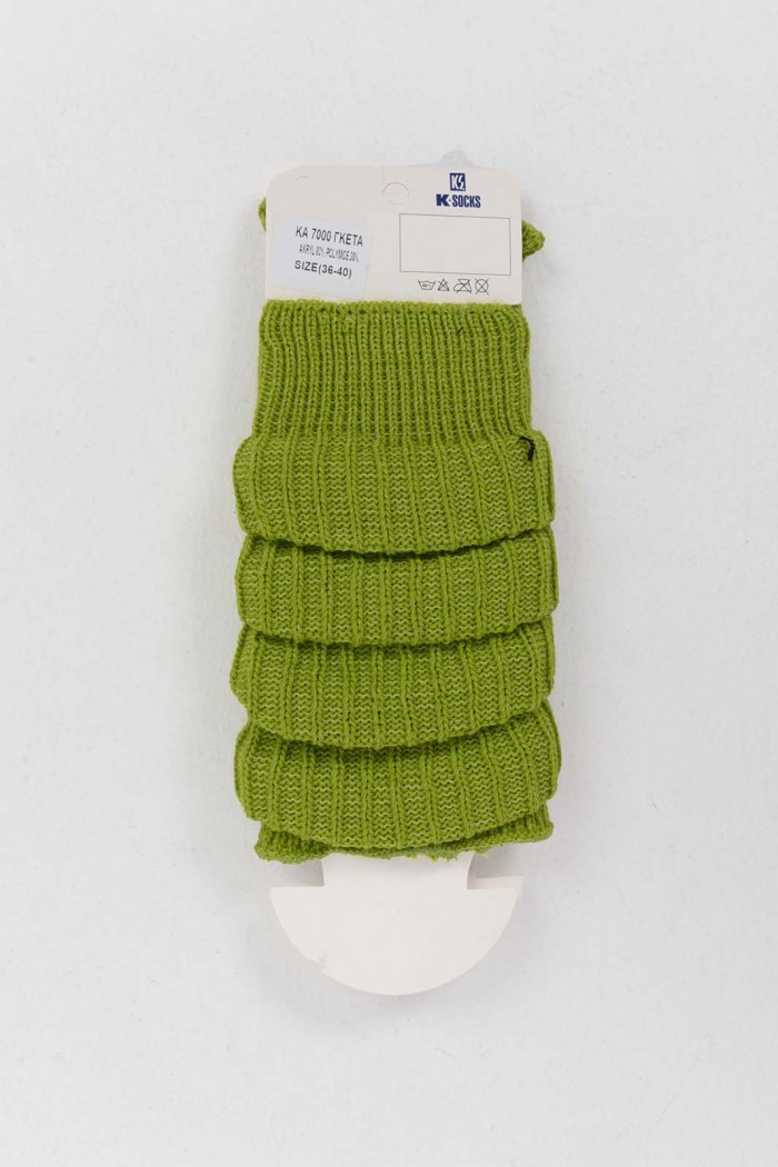 Knitted gymnastics and dance gaiters