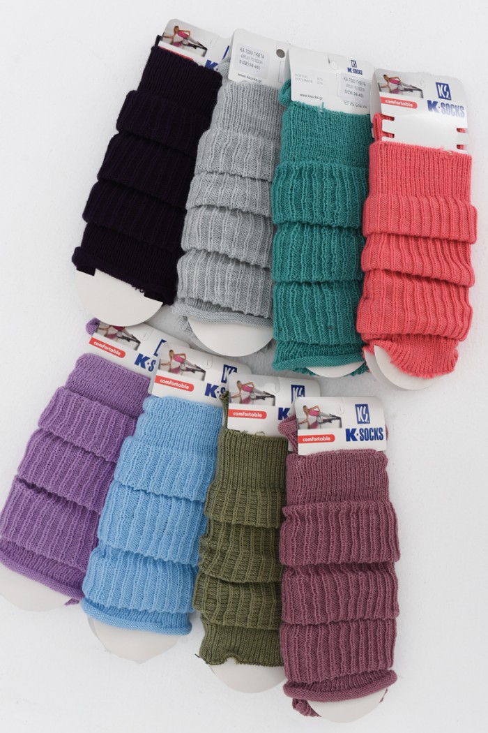 Knitted gymnastics and dance gaiters NEW COLORS