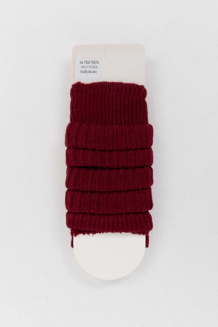 Knitted gymnastics and dance gaiters