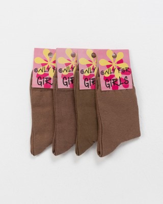 Damen K Socken Chocolate 4er Pack