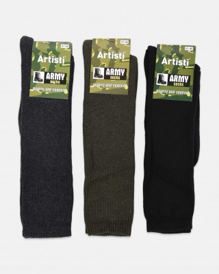 Baumwollstiefelsocken ARTISTI in 3 Farbtönen