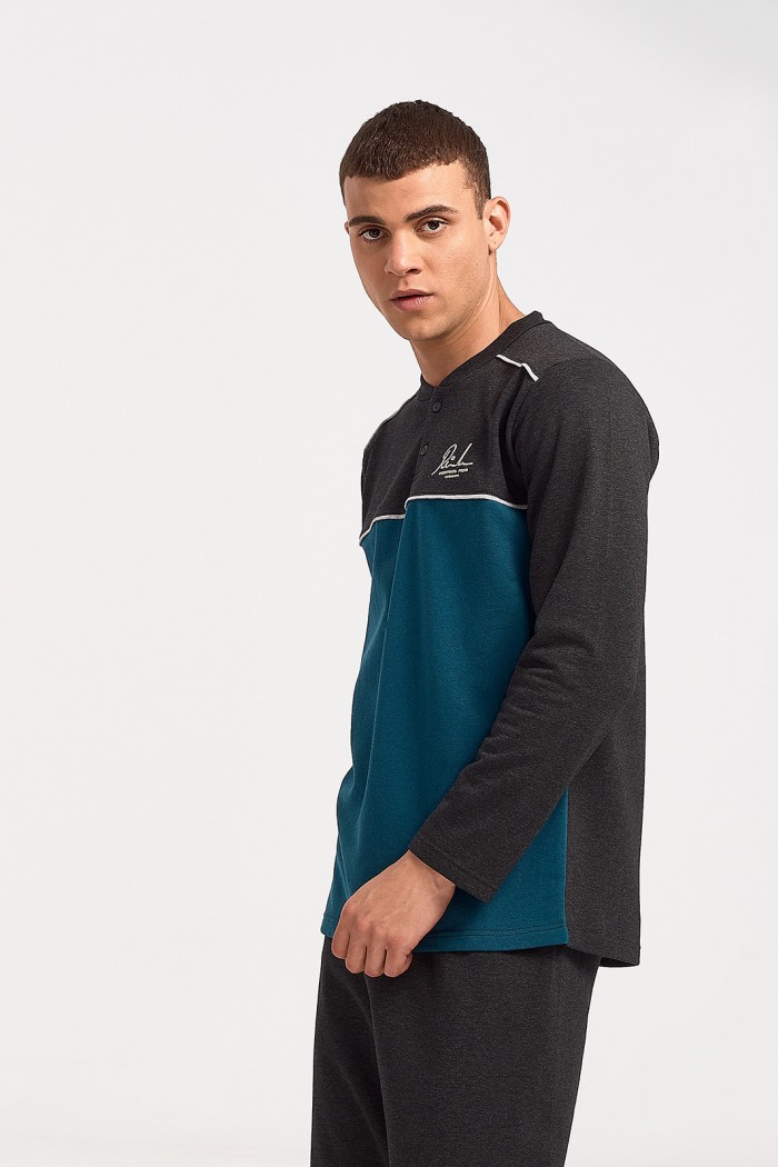 Men's Pajama KOYOTE MEN KΓ1300 Charcoal