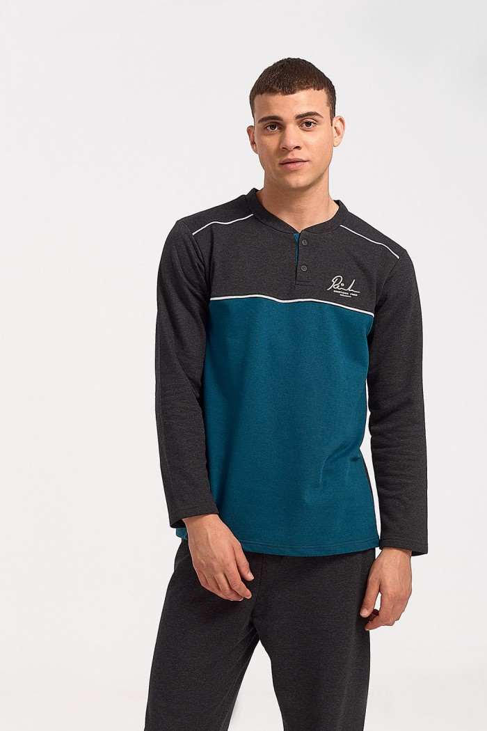 Men's Pajama KOYOTE MEN KΓ1300 Charcoal