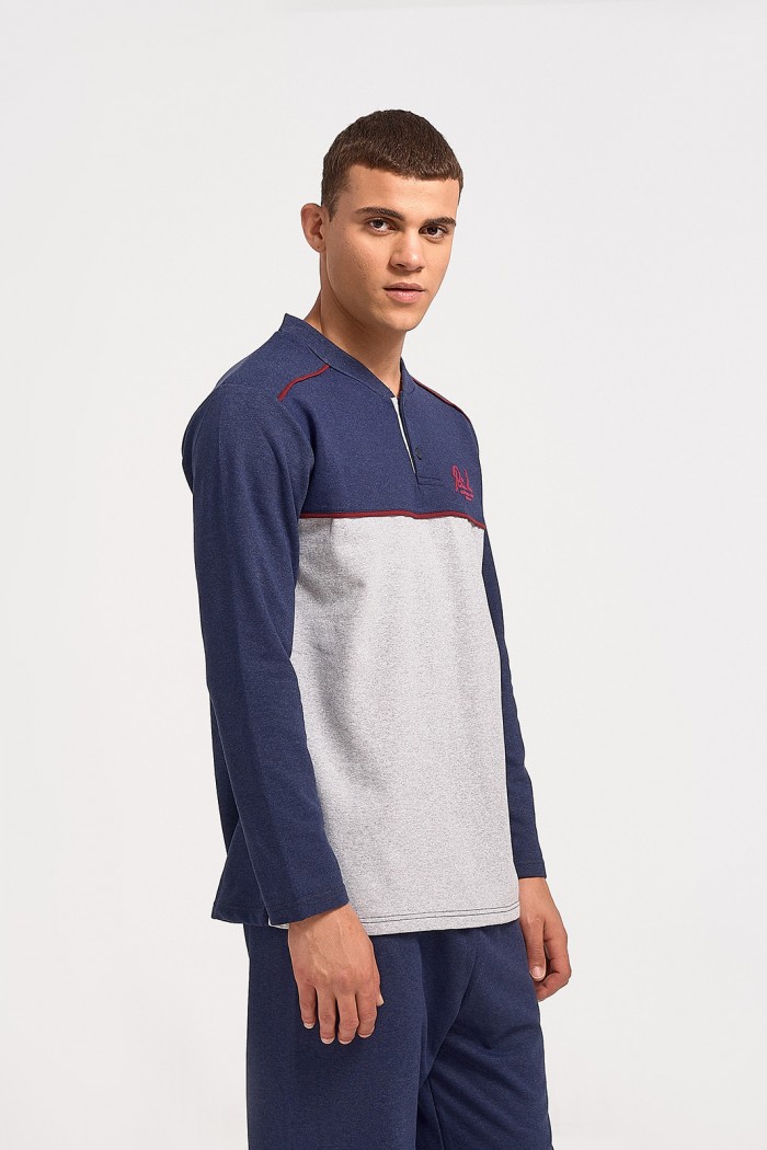 Men's Pajama KOYOTE MEN KΓ1300 Blue Raph