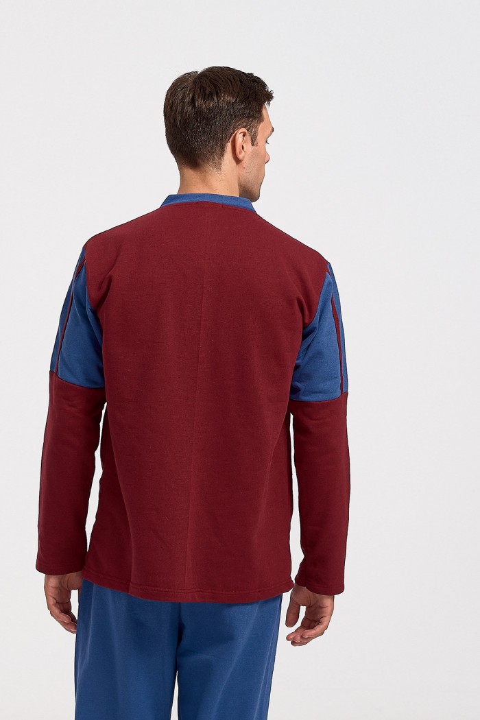 Men's Pajamas KOYOTE SOCIAL KΓ1301 BORDO