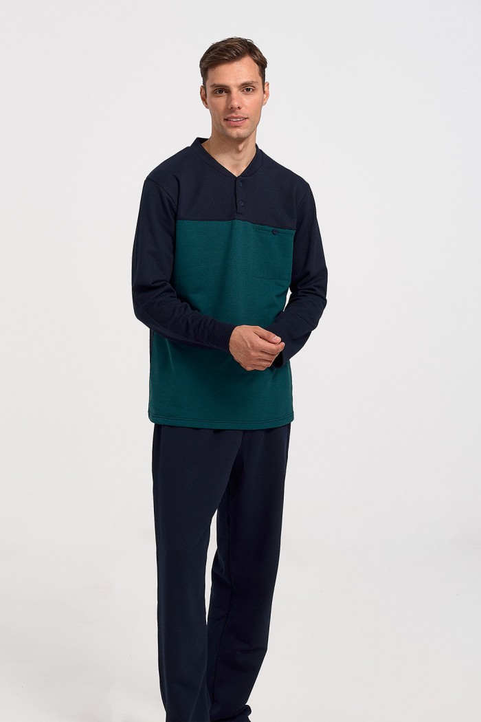 Men's Pajamas KOYOTE Classic KΓ1310 PETROL