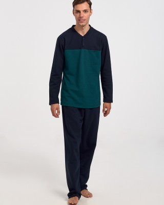 Men's Pajamas KOYOTE Classic KΓ1310 PETROL