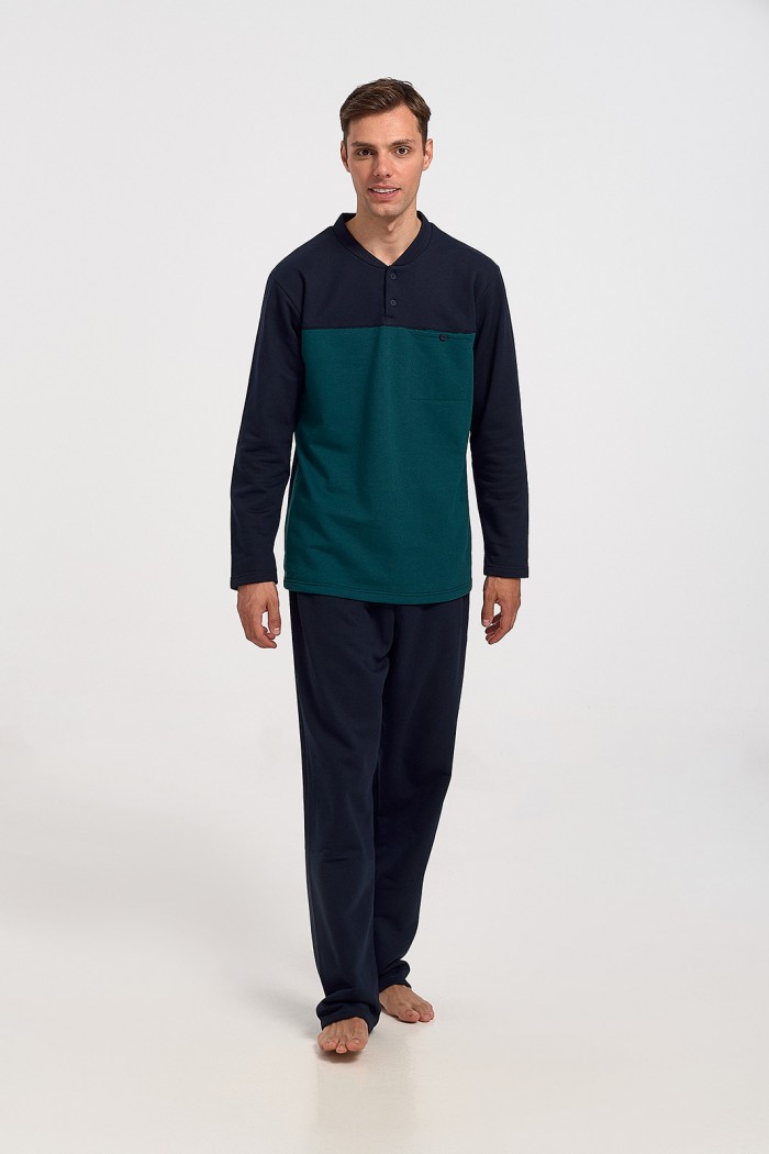 Men's Pajamas KOYOTE Classic KΓ1310 PETROL