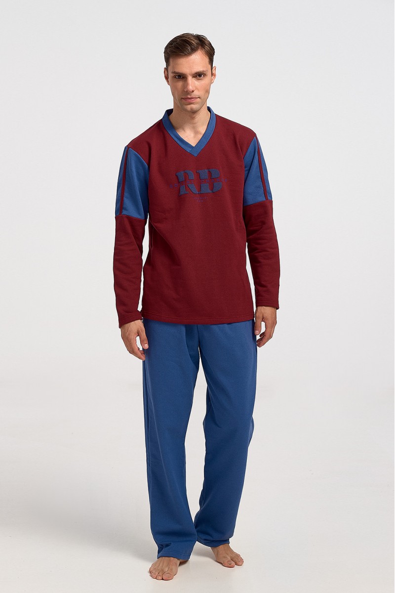 Men's Pajamas KOYOTE SOCIAL KΓ1301 BORDO Men's Pajamas KOYOTE SOCIAL KΓ1301 BORDO