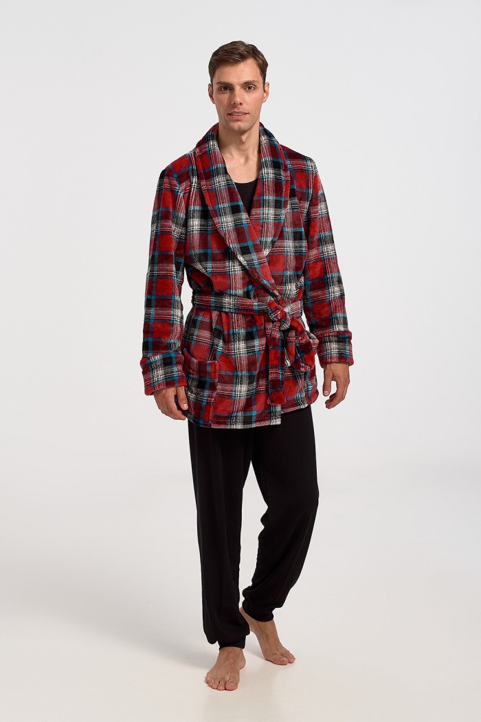 KOYOTE men's bathrobe KΓ1306 BOARDO