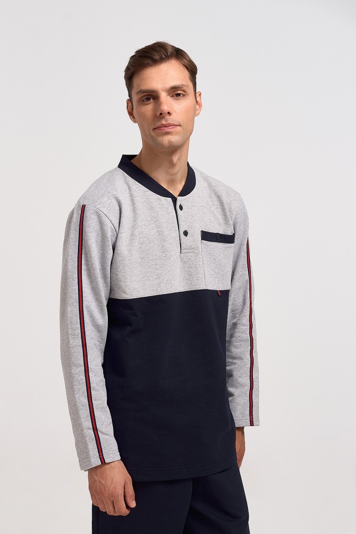 Men's Pajamas KOYOTE Classic KΓ1308 GREY