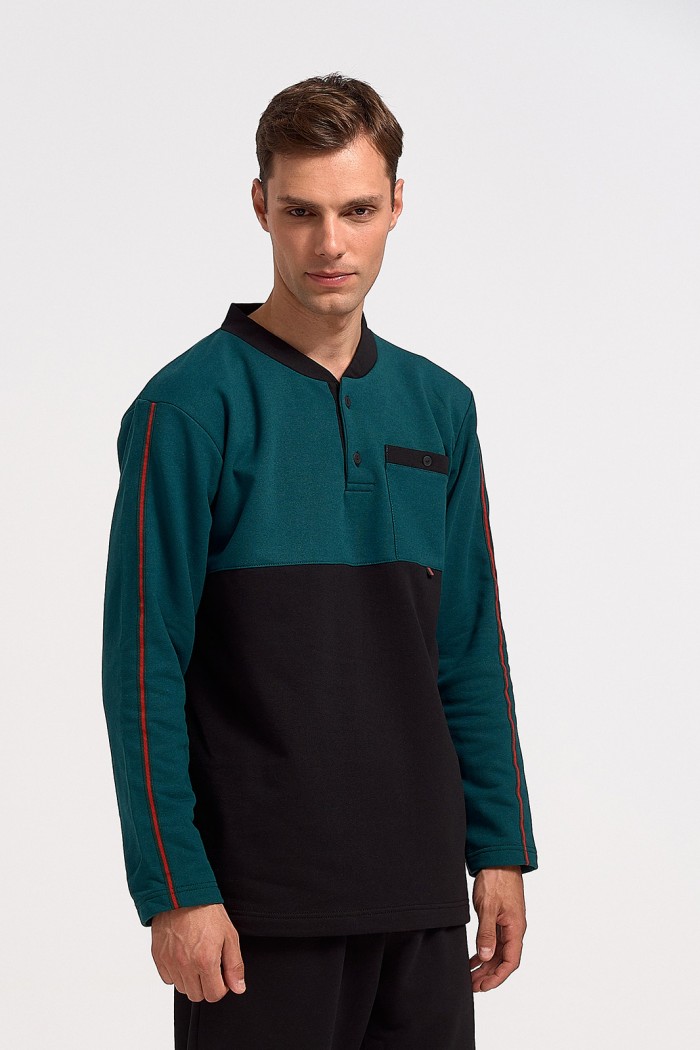 Men's Pajamas KOYOTE Classic KΓ1308 PETROL