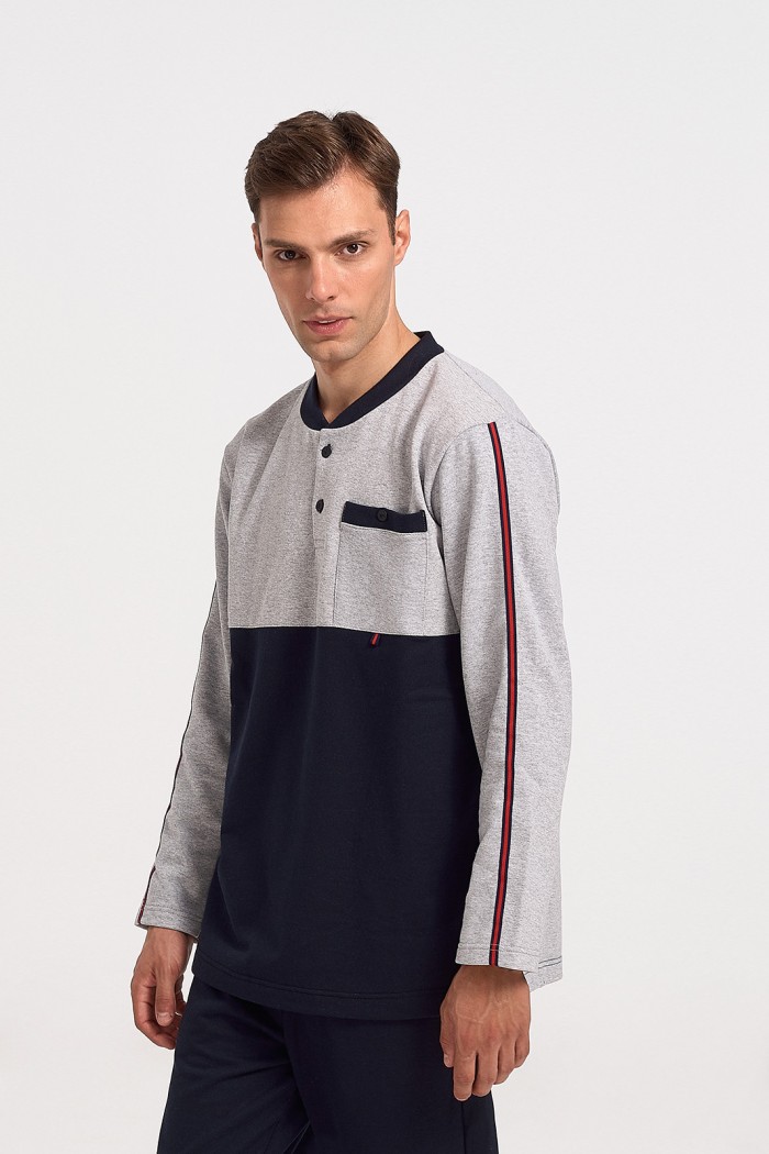 Men's Pajamas KOYOTE Classic KΓ1308 GREY