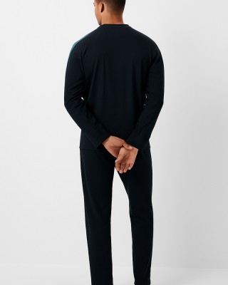 Men's Pajama KOYOTE MEN KΓ1403 BLACK