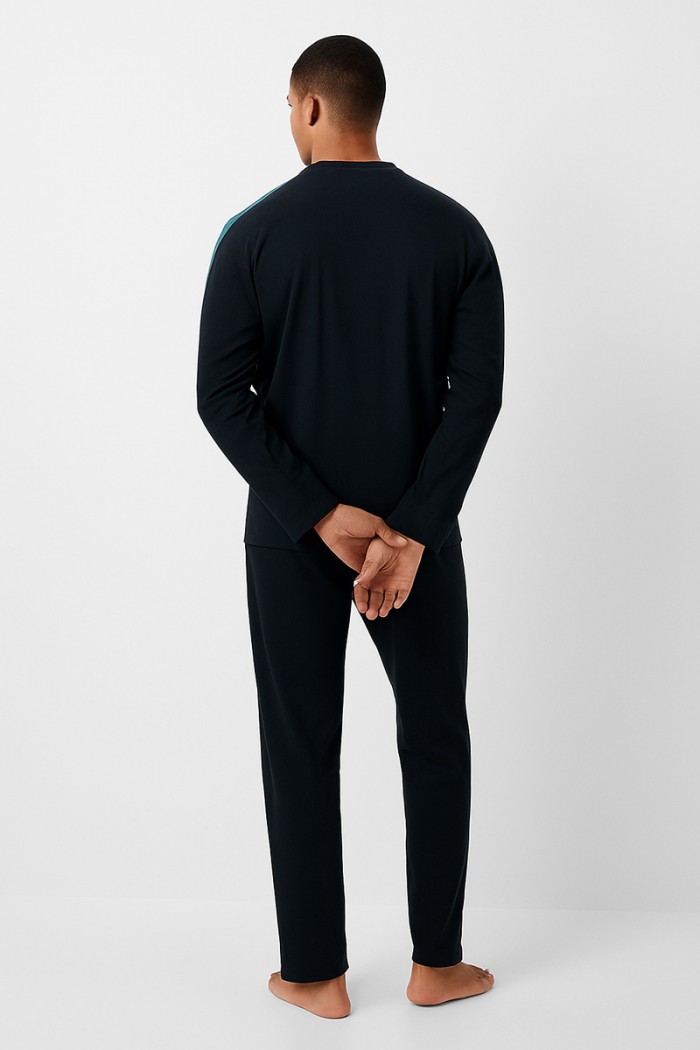 Men's Pajama KOYOTE MEN KΓ1403 BLACK