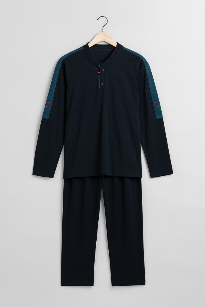 Men's Pajama KOYOTE MEN KΓ1403 BLACK