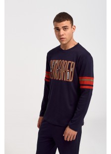Herren Schlafanzug KOYOTE CENSORED KΓ1305 NAVY Herren Schlafanzug KOYOTE CENSORED KΓ1305 NAVY