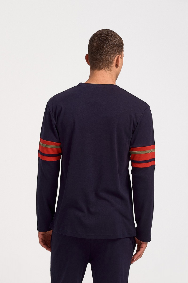 Herren Schlafanzug KOYOTE CENSORED KΓ1305 NAVY Herren Schlafanzug KOYOTE CENSORED KΓ1305 NAVY