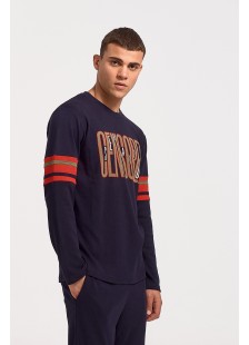 Herren Schlafanzug KOYOTE CENSORED KΓ1305 NAVY Herren Schlafanzug KOYOTE CENSORED KΓ1305 NAVY