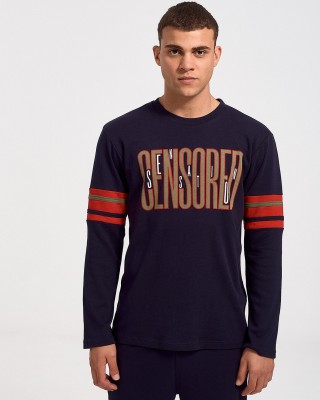 Men's Pajamas KOYOTE CENSORED KΓ1305 NAVY