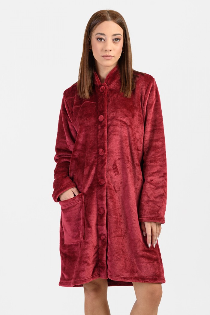 Women's hoodless robe KOYOTE KΓ5337 BORNTO