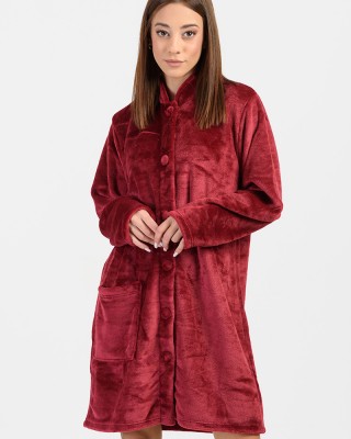 Women's hoodless robe KOYOTE KΓ5337 BORNTO